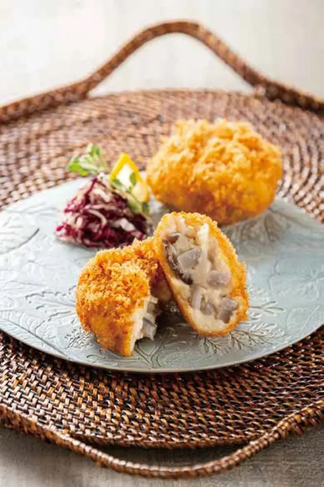 道産リコッタチーズとたまねぎのクリームコロッケ