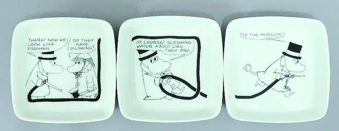 (c)Moomin Characters (TM) スクエアプレートセット：2,640円（税込）