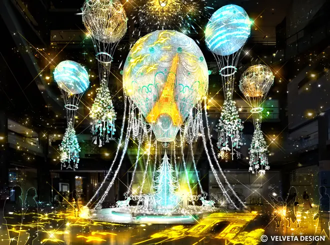メインクリスマスツリーライティングショー イメージ