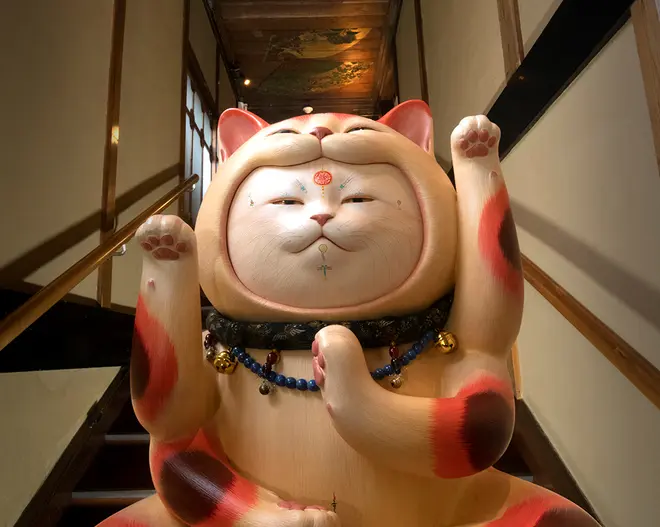 創作招き猫作家 もりわじんの作品