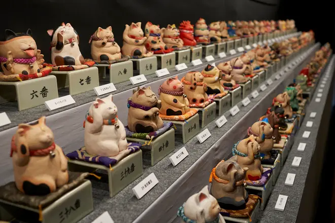 創作招き猫作家 もりわじんの作品