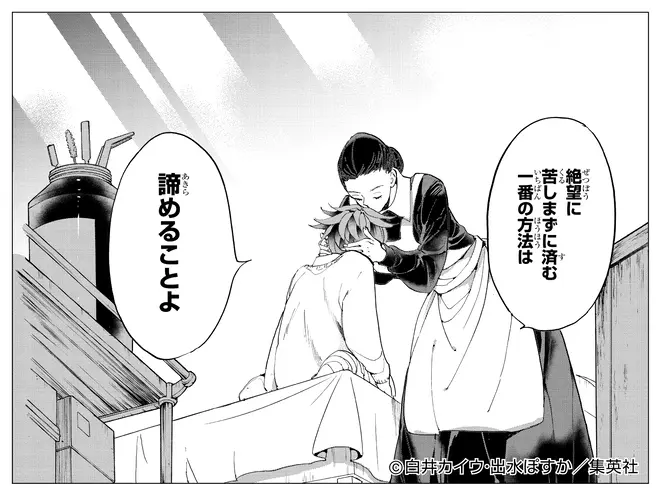 (c) 白井カイウ・出水ぽすか／集英社