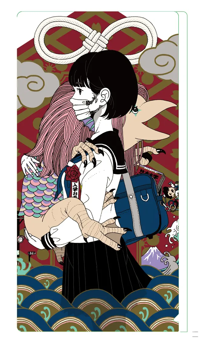入館者特典「オリジナルマスクケース」イメージ （実際とは異なる場合あり） (c) Yusuke Nakamura