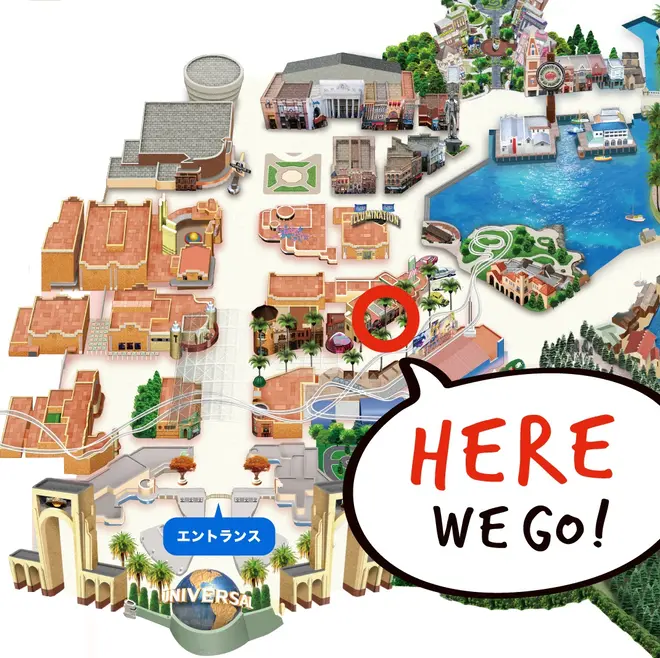 MAP イメージ (c) Nintendo. TM & (c) Universal Studios. All rights reserved.