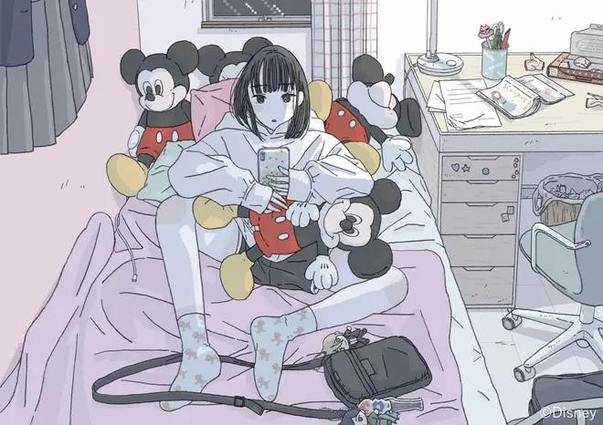 大島智子 “お部屋” (c) Disney