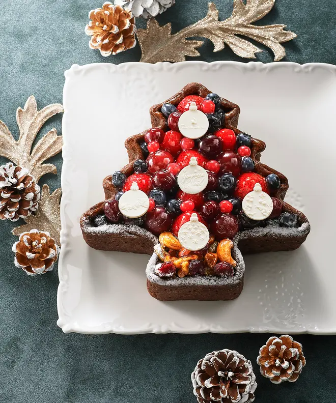 ～タルトプレミエ～赤いフルーツのクリスマスツリータルト