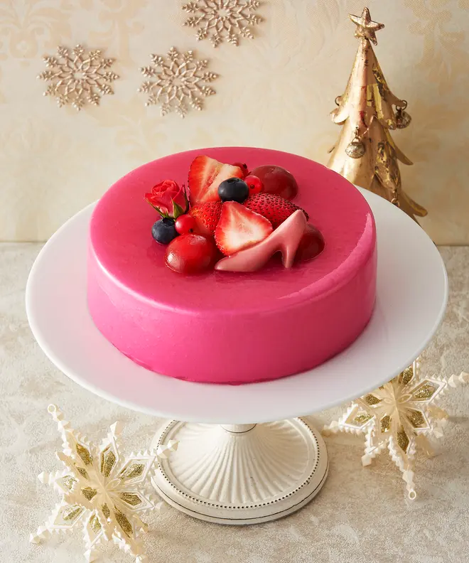 Mousse au chocolat rubis