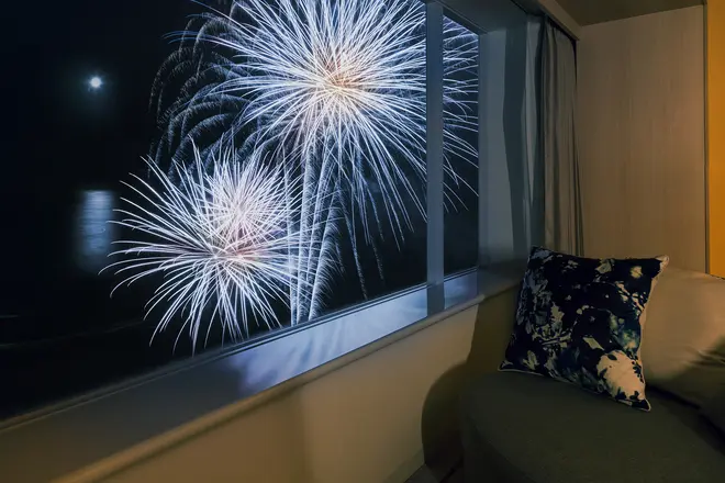 雪花火を目の前で観る特等席プラン