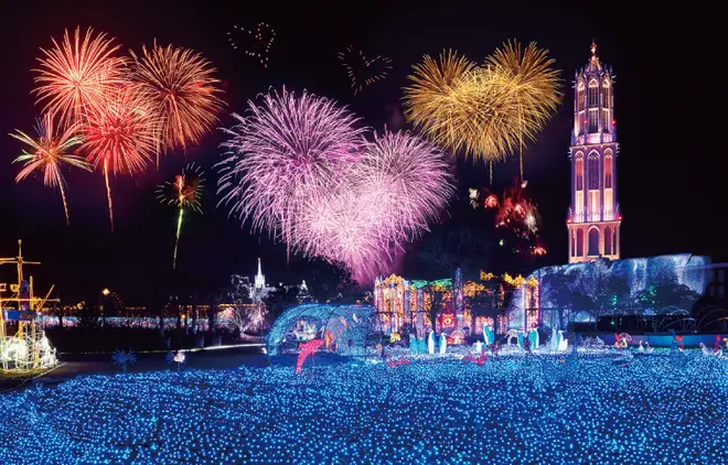 クリスマス花火 イメージ