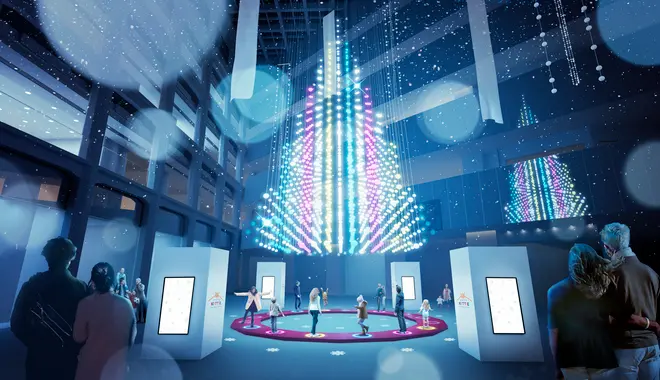 1階アトリウム クリスマスツリー イメージ