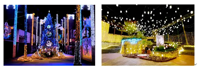 ミステリアスマジックストリートとランタンカーニバル広場