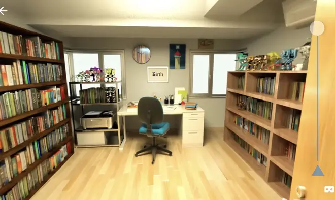 中村佑介の自室をVRで再現！