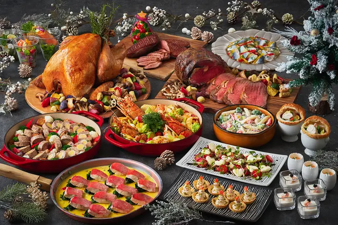 クリスマスウィークのディナー限定でスペシャルメニューを用意