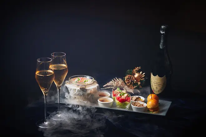 クリスマスウィークのディナー限定でスペシャルメニューを用意