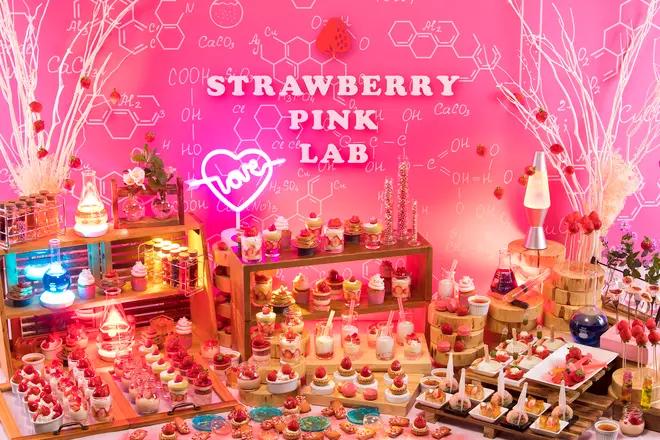 ストロベリーデザートビュッフェ～Pink Lab～
