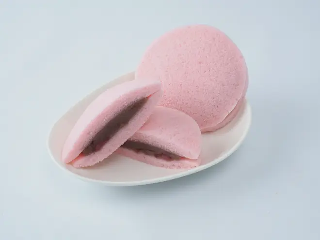 いちごの蒸しどら イメージ