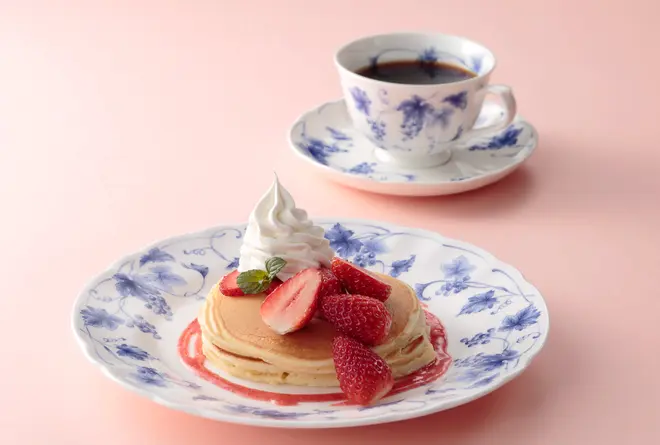 苺のホットケーキ～いちご練乳添え イメージ