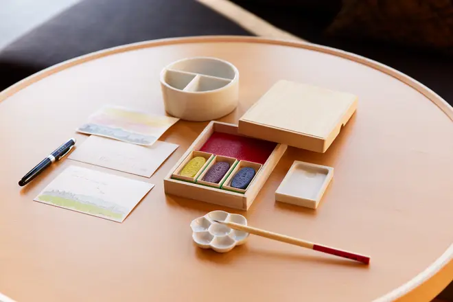 「絵てがみ時間 at アマン東京」