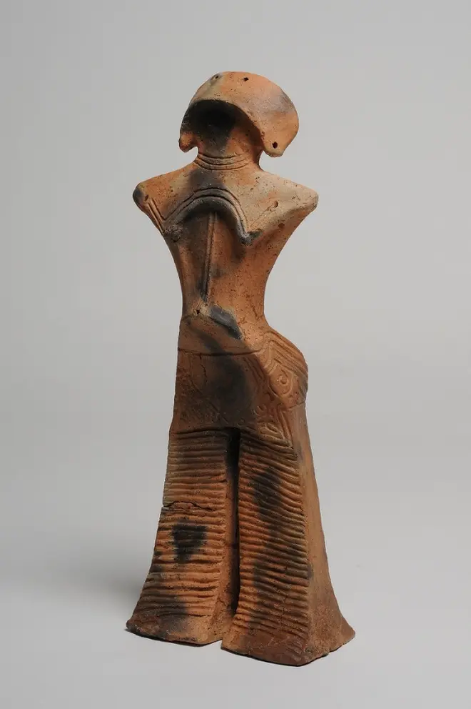  国宝 土偶(どぐう) 縄文(じょうもん)の女神(めがみ) 山形県舟形町 西ノ前遺跡出土 山形県蔵(山形県立博物館保管)