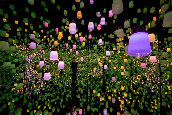 呼応するランプの森 - ワンストローク、春の野山 イメージ