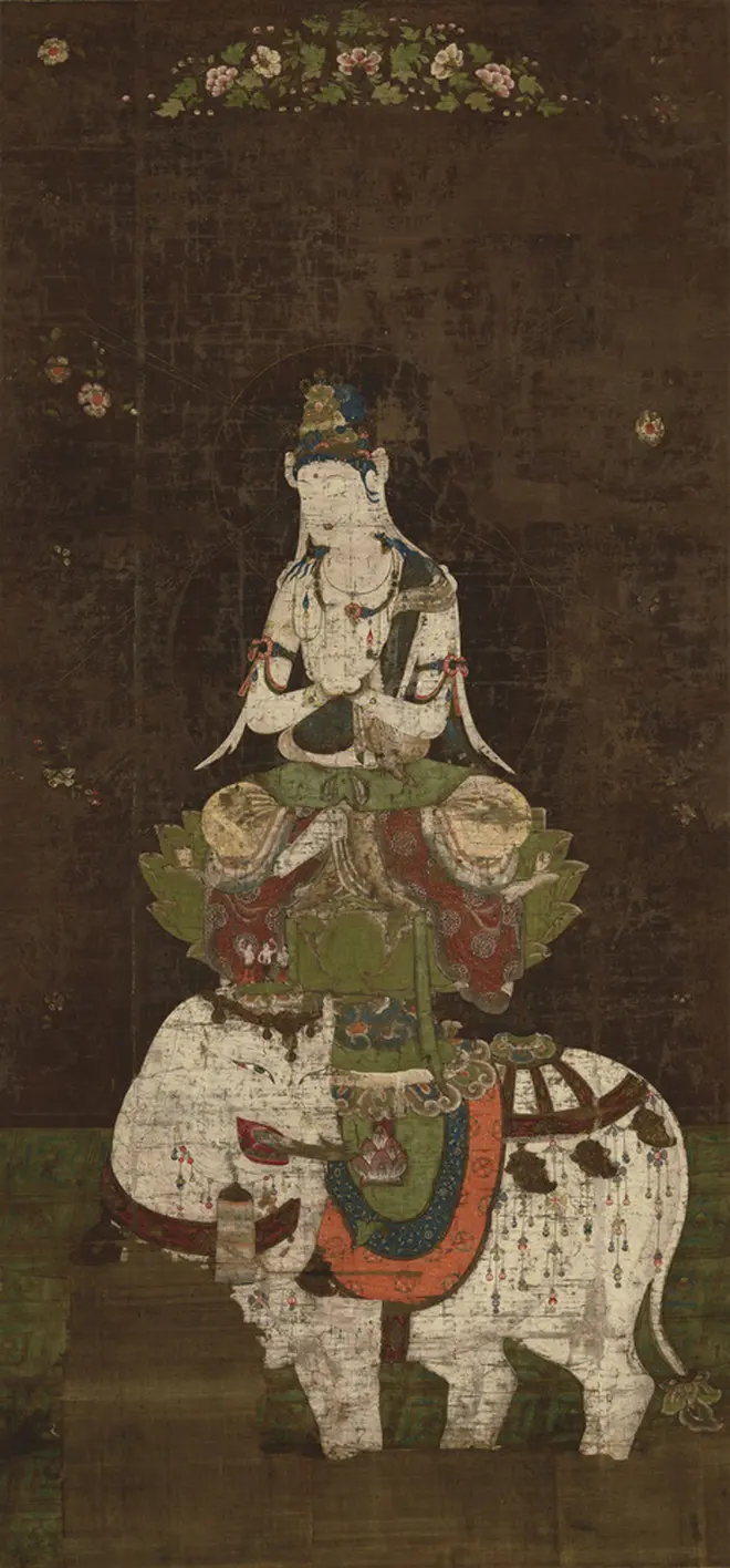 国宝　普賢菩薩像　平安時代・12 世紀　東京国立博物館蔵　【展示期間：4月13 日～ 5月6 日】