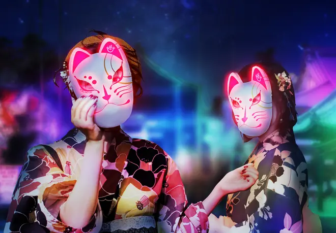 コロナ対策アート「FOX MASK」 イメージ