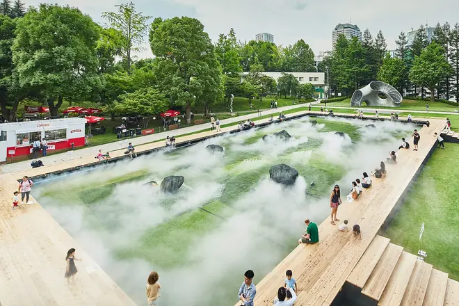 光と霧のデジタルアート庭園 過去の様子 イメージ