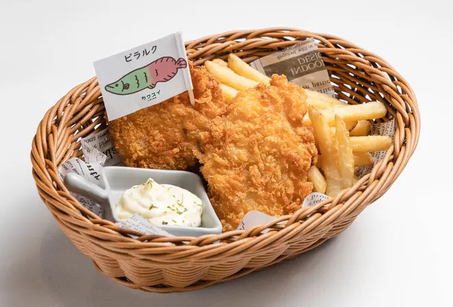 「ピラルクのフィッシュ＆チップス」イメージ