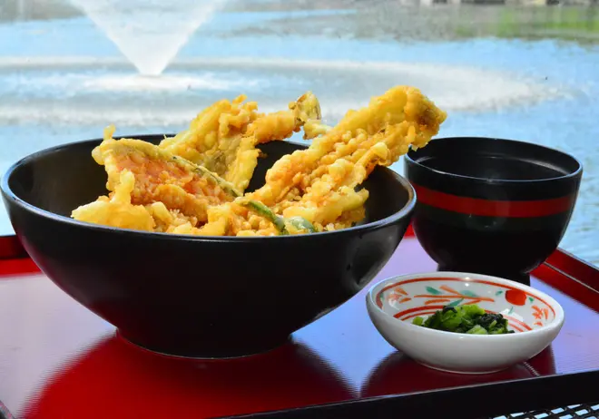 なが～いアナゴ天丼 イメージ