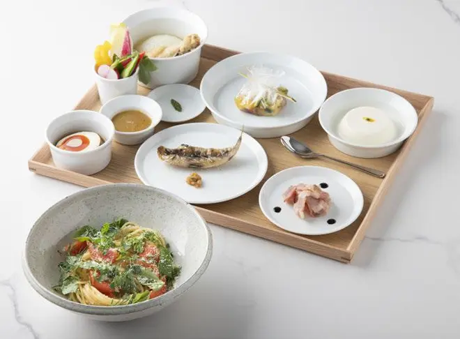 朝パスタ「トマトとハーブのスパゲッティ」 イメージ