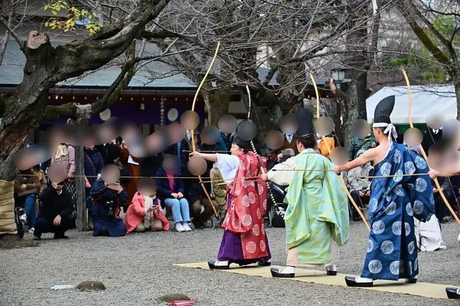 新春弓始め三々九手挟式