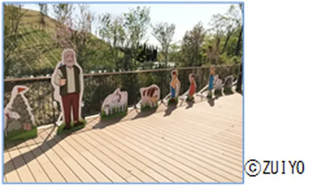 キャラクターパネル設置イメージ