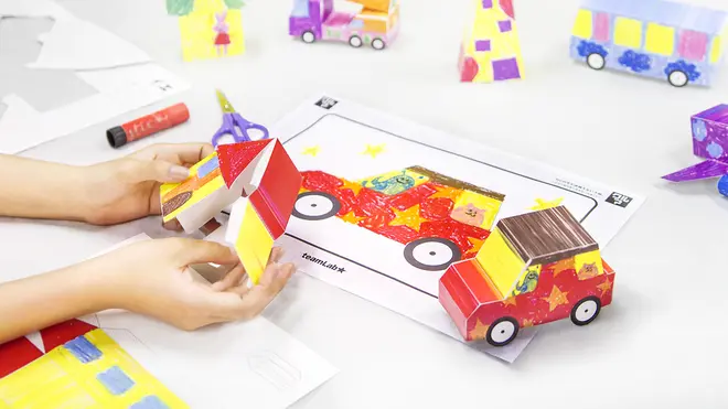 teamLab, 2015-, Paper