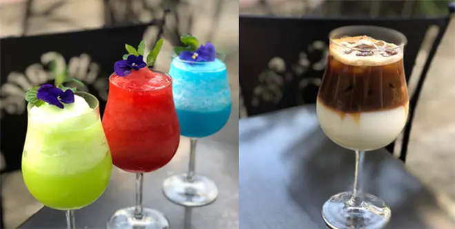 Urth Caffé 世界初登場のアルコールドリンクイメージ