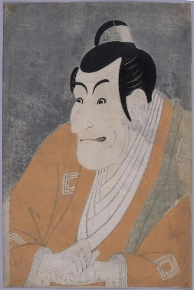 初公開「市川鰕蔵の竹村定之進」東洲斎写楽/画 蔦屋重三郎/版 1794年（寛政6）