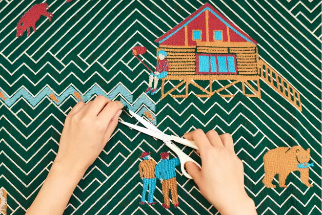 YURI HIMURO-クッション-アレンジ