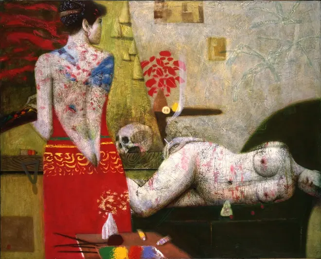 佐々木豊《裸体と衣裳》1993年 横浜美術館蔵 作家寄贈