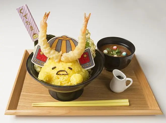 やだー出陣~!ぐで天丼 1,390円+税(名古屋店限定)