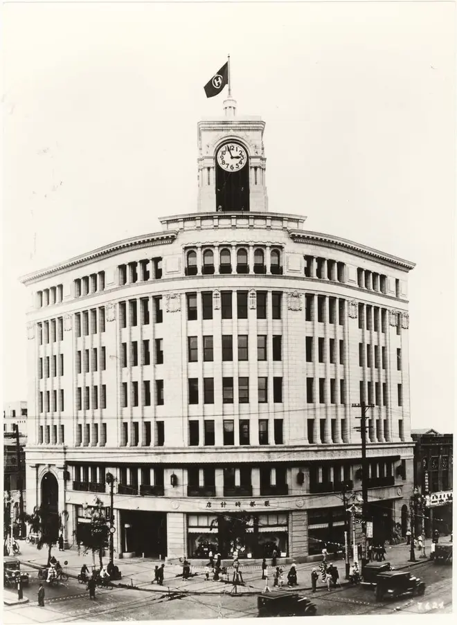 服部時計店（現・和光)1932年撮影（セイコーミュージアム提供）