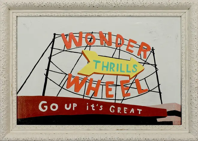 Wonder Wheel 02 2017 キャンバスにアクリル 37.4 x 52.7cm