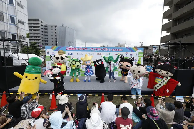 「ご当地キャラクターフェスティバル in すみだ 2017」の様子©️TOKYO-SKYTREETOWN