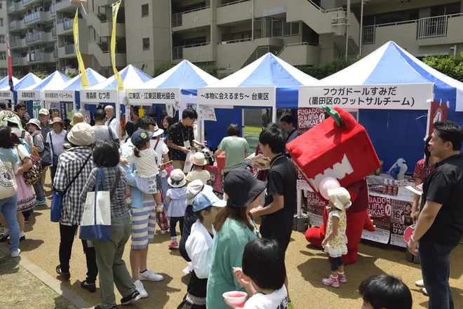 ご当地キャラブースの様子(過去の様子)©️TOKYO-SKYTREETOWN