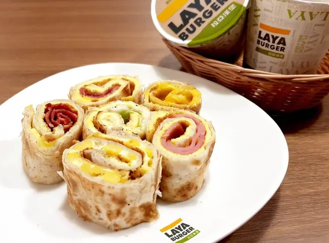 台湾風味の玉子クレープ
