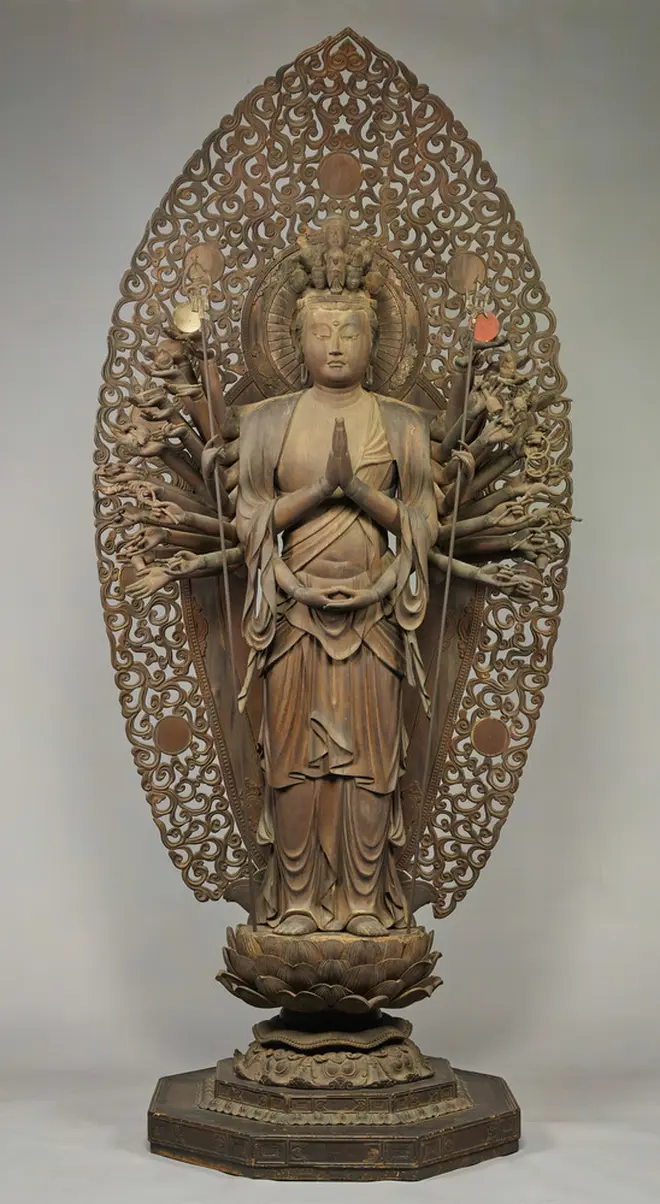 重要文化財「千手観音菩薩立像（六観音菩薩像のうち）」肥後定慶作 鎌倉時代・貞応3年 （1224）京都・大報恩寺蔵