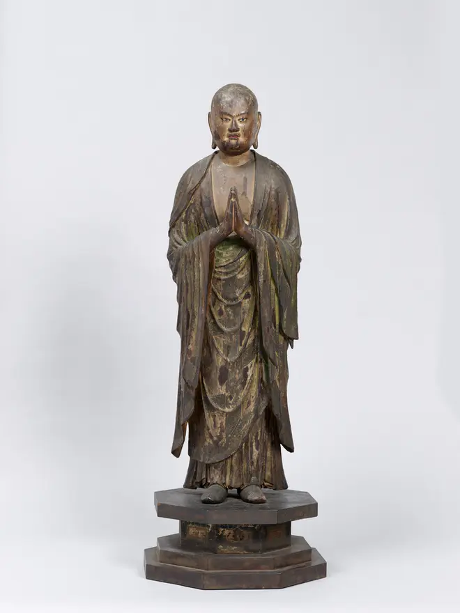 重要文化財「阿難陀立像（十大弟子立像のうち）」快慶作　京都・大報恩寺蔵