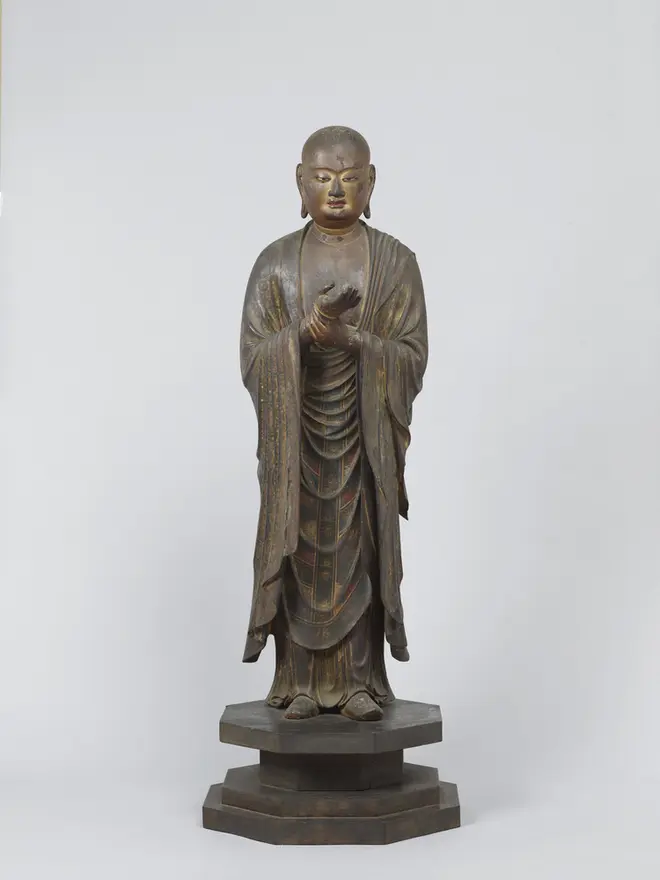 重要文化財「阿那律立像（十大弟子立像のうち）」快慶作　京都・大報恩寺蔵
