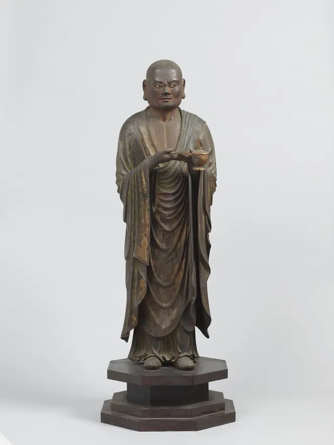 重要文化財「富楼那立像（十大弟子立像のうち）」快慶作　京都・大報恩寺蔵