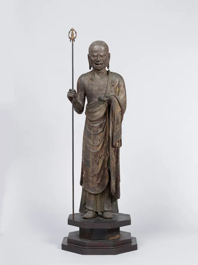 重要文化財「大迦葉立像（十大弟子立像のうち）」快慶作　京都・大報恩寺蔵