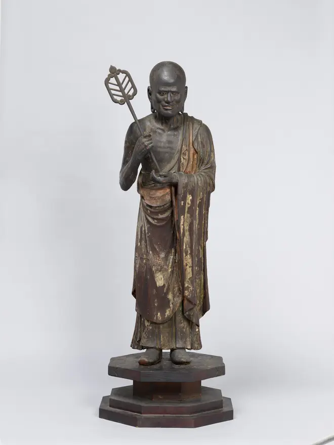 重要文化財「舎利弗立像（十大弟子立像のうち）」快慶作　京都・大報恩寺蔵