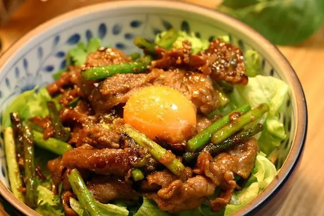④牛バラオイスター中華丼